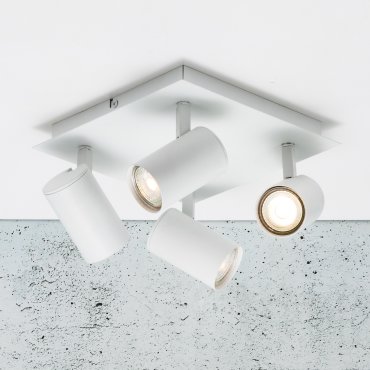 Nordlux Frida - spot en saillie 4L - 23 x 23 x 11,5 cm - blanc