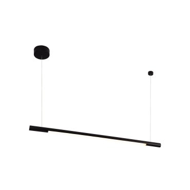 Maxlight Organic - lampe suspendue - 100 x 140 cm - 16W LED dimmable inclus - noir
