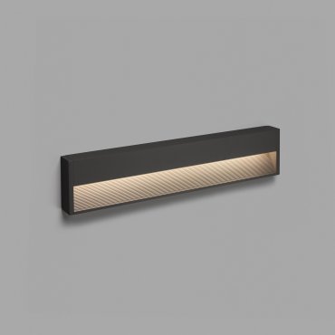Faro Grada - applique murale - 60 x 4,6 x 12,8 cm - 12W LED inclus - IP54 - gris foncé