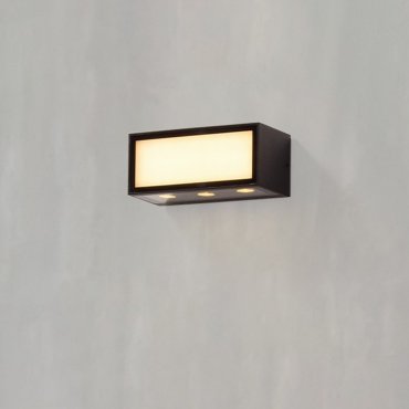 Nova Luce Inga - applique murale extérieure - 15,3 x 6,5 x 7,3 cm - 11W LED inclus - IP65 - anthracite foncé