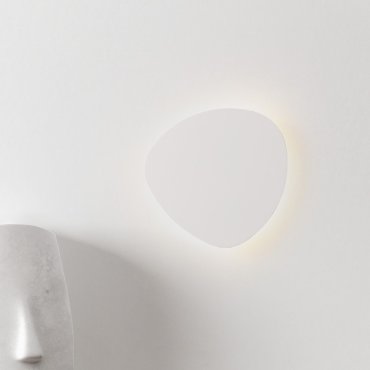 Nova Luce Atena - applique murale - 15,3 x 14,7 x 3,5 cm - 6W LED inclus - blanc sablé