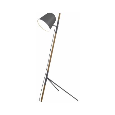 Artdelight Sensa - lampadaire - 150 cm - noir et marron clair