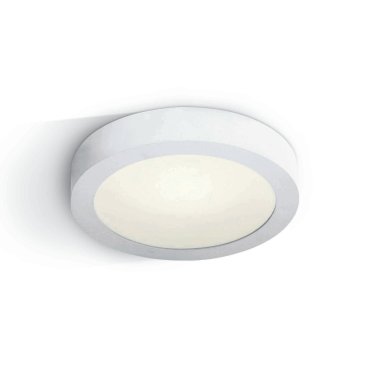 ONE Light LED Plafo Round - plafonnier - Ø 30 x 3,9 cm - 30W LED inclus - IP40 - blanc - couleur de lumière blanche