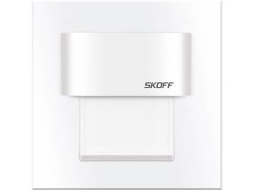 Skoff Tango Mini LED - applique encastrée - 60 x 60 mm - 0,4W LED inclus - 10Vdc - blanc - 4000K