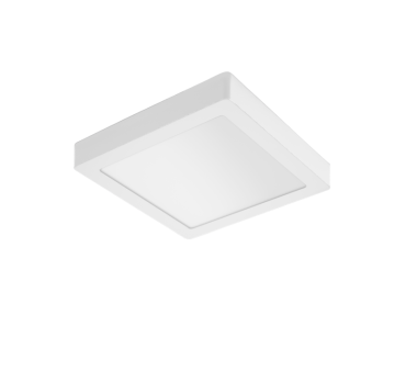Century Italia PL-Quadro - applique et plafonnier - 22,5 x 22,5 x 3,2 cm - 18W LED inclus - blanc