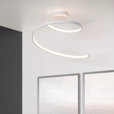 Lucide Maxence - Ø 46 x 35 cm - 24W LED inclus - 3 niveaux de gradation - blanc