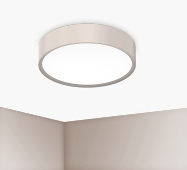 Century Italia Blanca Luxe - plafonnier - Ø 40 x 7 cm - 24W LED inclus - champagne