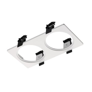 Nova Luce Cid - cadre - 195 x 100 mm, 183 x 93 mm encastrable - blanc