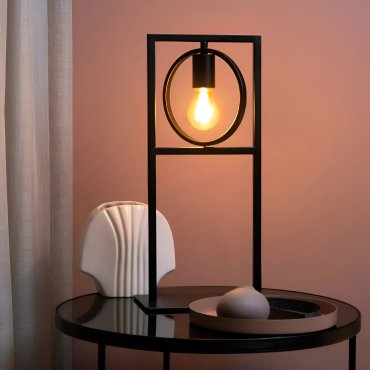 Lucide Suus - lampe à poser - 25 x 20 x 50 cm - noir