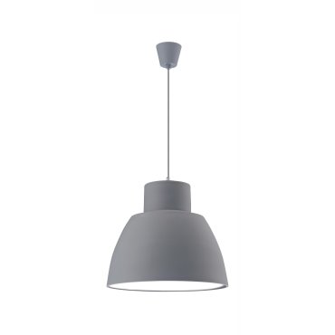 Nova Luce Vince - lampe suspendue - Ø 40 x 130 cm - gris