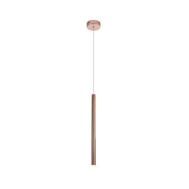 Maxlight Organic - lampe suspendue - Ø 2,5 x 190 cm - 1W LED inclus - cuivre