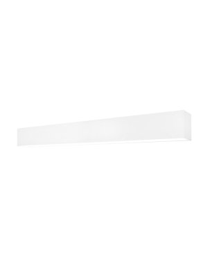 Roi Du Luminaire Linear - plafonnier - 57 x 6,5 x 5 cm - 18W LED inclus dimmable - blanc - couleur de lumière blanc chaud