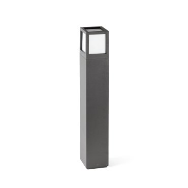Faro Nze - poteau de jardin - 10,8 x 10,8 x 65 cm - IP54 - gris foncé