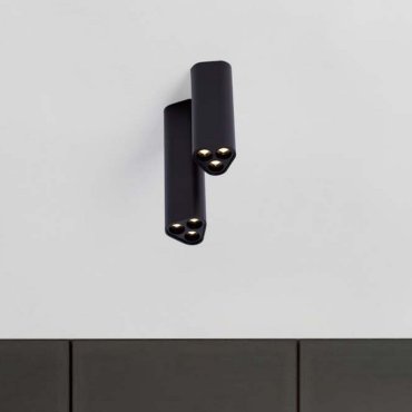 Nova Luce Etho - plafonnier - 5 x 15 x 5 cm - 6W LED inclus - noir sablé