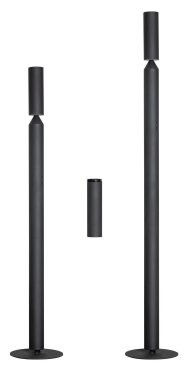 ETH Pencil - lampadaire - Ø 8 x 180 cm - noir