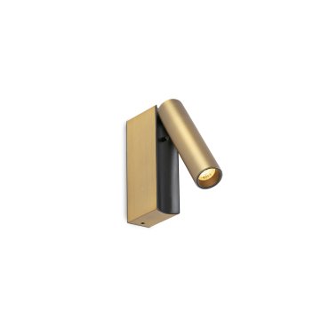 Faro Cronos - lampe de chevet - 8 x 12,1 x 3 cm - 4,5W LED inclus - bronze