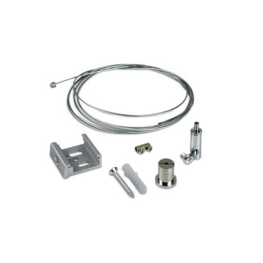 Kit de suspension de rail réglable ONE Light - 2 mètres - gris