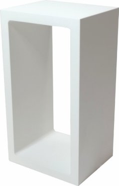 Artdelight Corridor - lampe de table - 18,2 x 10 x 8 cm - 3 niveaux de gradation - 6W LED inclus - IP40 - blanc