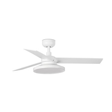Faro Rudder Tak 3 S - ventilateur de plafond avec lumière - Ø 106 - blanc mat - 4000K