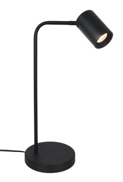 Artdelight Megano - lampe à poser - Ø 17 x 45 cm - noir