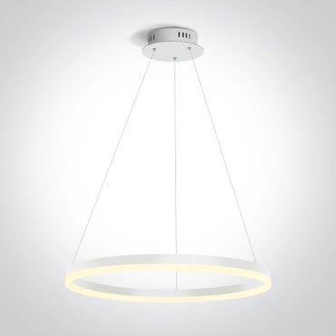 ONE Light LED Suspension Rings - lampe suspendue - Ø 60 x 150 cm - 40W LED inclus - blanc