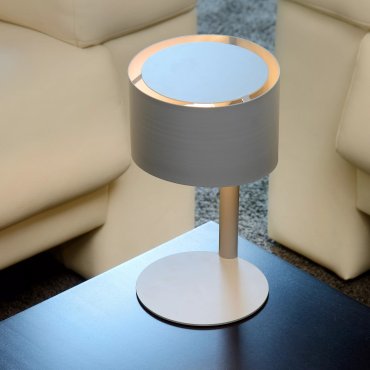 Lucide Knulle - lampe à poser - Ø 15 x 28,5 cm - gris