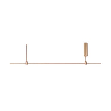 Nova Luce Grammi 03 - structure tubulaire magnétique - 150 x 35 cm - 60W LED inclus - or satiné
