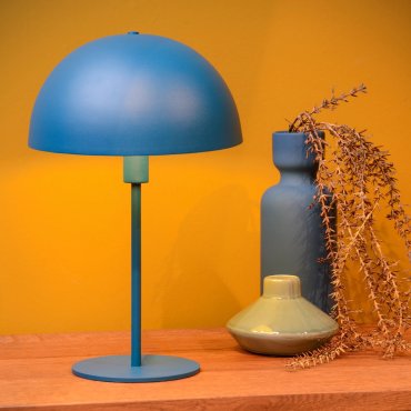 Lucide Siemon - lampe à poser - Ø25 x 40 cm - bleu