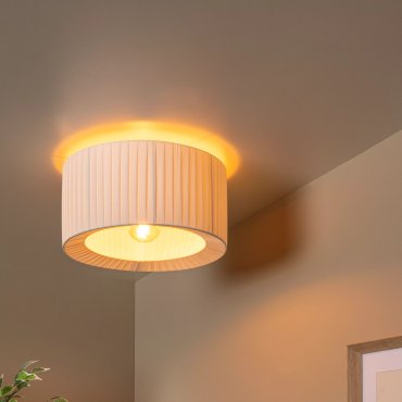 Lucide Fold - plafonnier - Ø 40 x 22 cm - blanc
