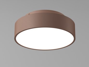 Artdelight Chicago - plafonnier - Ø 25 x 9 cm - 19,5W LED dimmable inclus - bronze brossé