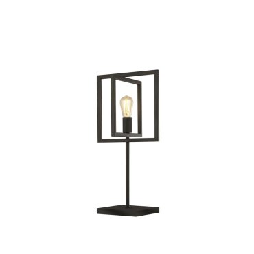 Searchlight Plaza - lampe à poser - 30 x 25 x 61 cm - noir mat