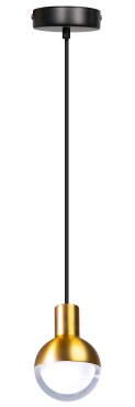 ETH Drop - suspension - Ø 10 x 200 cm - noir et or