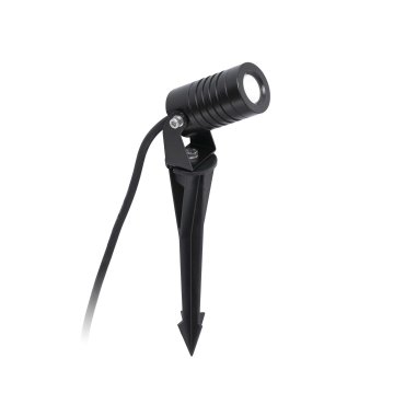 Faro Balder - spot de sol sur pointe - 8 x 4 x 28 cm - 3W LED inclus - IP67 - noir mat