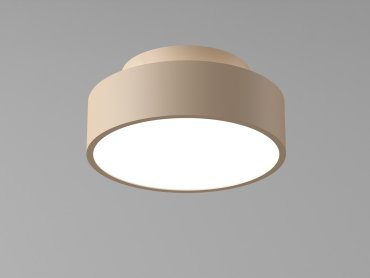 Artdelight Chicago - plafonnier - Ø 15 x 6,8 cm - 9,8W LED dimmable inclus - champagne