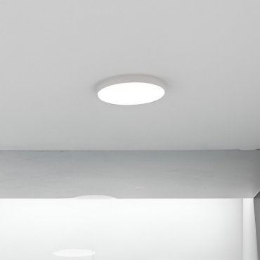 Nordlux Sóller 17 - lampe de plafond - Ø 17,9 x 2,5 cm - 9,5W dimmable LED inclus -  IP44 - blanc