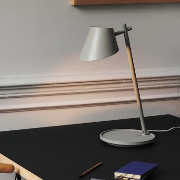 Design for the People Stay - lampes de table - Ø 20 x 47 cm - 14,5W dimmable LED inclus - gris