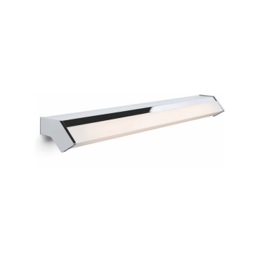 Artdelight Mirror-58 - applique murale - 88 x 6,8 x 8 cm - 12W LED inclus - IP44 - chrome