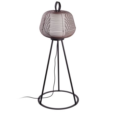 Faro Nara - lampadaire - 56 x 120 x 46 cm - IP65 - brun rouillé