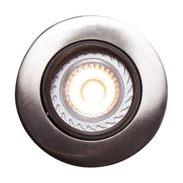 Nordlux Mixit Pro - spot encastré - Ø 85 mm, Ø 76 mm taille d'encastrement - IP23 - acier brossé