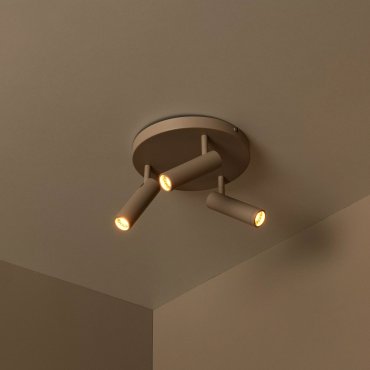 Lucide Grado - spot en saillie 3L - Ø 25 x 23 cm - taupe