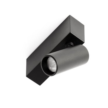Faro Neso Hole - Spot sur rail magnétique - 20 x 3,5 x 10 cm - 5W DALI dimmable LED inclus - 40° faisceau - noir
