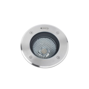Faro Geiser Orientable - spot rond pour l'extérieur - Ø 130 mm, Ø 116 mm à encastrer - IP67 - acier inoxydable satiné