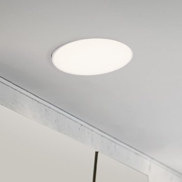 Nova Luce Perfect Profile Trimless - spot encastré - Ø 600 mm, 670 mm encastré - 40W LED dimmable inclus - 3000K - blanc