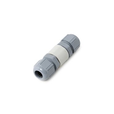 KLUS - connecteur étanche - Ø 2,1 x 6,8 cm - IP67 - gris