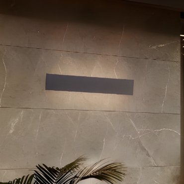 Nova Luce Luna - applique murale extérieure - 60 x 10 x 4,5 cm - 19W LED inclus - IP65 - noir