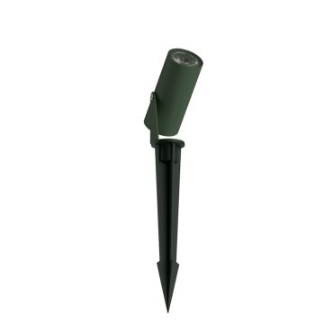 VK Lighting Sui - spot à piquet - Ø 4,5 x 8,8 cm - 9W LED inclus - IP65 - vert