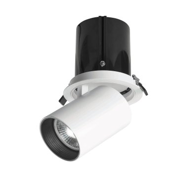 Nova Luce Juno - spot - Ø 96 mm, Ø 85 mm encastrement - 15W LED incluse - blanc