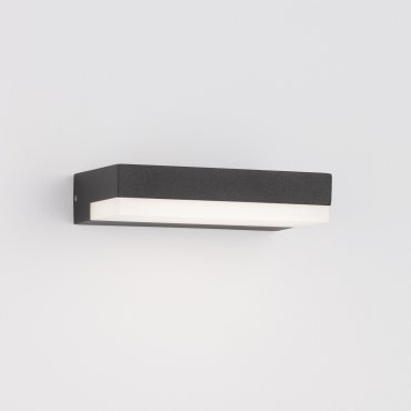 Nova Luce Pure - applique murale extérieure - 16 x 3,4 x 10,2 cm - 6W LED inclus - IP65 - anthracite foncé