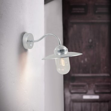 Nordlux Luxembourg Sensor - applique extérieure avec détecteur de mouvement - 26 x 27 x 47 cm - IP54 - acier galvanisé
