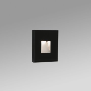 Faro Dart - applique encastrée - 8 x 3,6 x 8 cm - 2W LED inclus - IP65 - noir mat